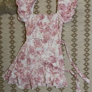Trixxi Pink Floral Dress